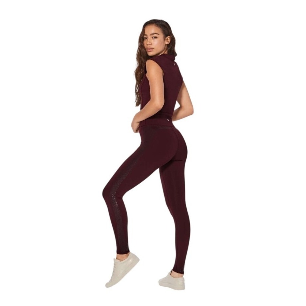 Lululemon W5ANZS Plank to Pike Tight Everlux Garnet Women Size 6